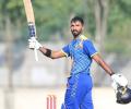 Padikkal's 3rd ton in 4 games... turns VHT into ODI trial