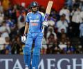 1st ODI PIX: Gill, Iyer, Axar power India to easy victory