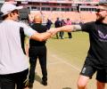 Old Teammates Gambhir, McCullum Reunite