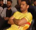 Dhoni Spotted Enjoying India vs Pakistan Thriller