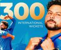 Kuldeep Spins His Way to 300 Wickets