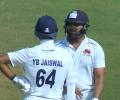 Ranji: Rohit, Jaiswal's promising knocks end abruptly