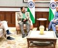 Virat, BCCI Veep Meet India's Veep