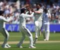 Reddy in history books after twin strikes at Lord's