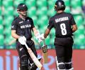 PIX: Williamson, Ravindra tons power NZ into Champions Trophy final