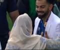 Kohli Touches Shami's Mum's Feet, Seeks Blessings