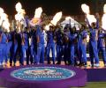 PIX: Harmanpreet, Sciver-Brunt power MI to WPL 2025 title!