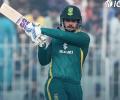 De Kock hits century as SA level series in Faisalabad