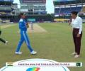 No handshake again! India, Pakistan skip pleasantries