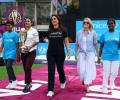 PIX: Mithali, Kareena lead 'Trophy Walkout' at WC semi-final