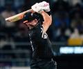 Mitchell slams century as New Zealand down India to level series