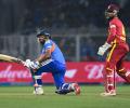 T20 WC PIX: Samson's 97 powers India to 5-wkt win over WI