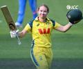 Alyssa Healy's ton in farewell ODI propels Australia to huge total