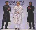 Ustad Amjad Ali Khan walks the ramp