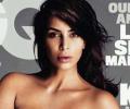 Kim K bares it all for June GQ cover