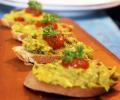 Snack recipe: Avocado and Mango Murabba on Crostini