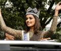 Miss World Manushi Chhillar finally goes home