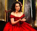 Pics! Kangana is red hot in a plunging gown