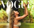 Brazilian beauty Gisele Bundchen embraces her wild side