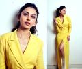 Style poll: Did Rakul Preet rock the tux slit dress?