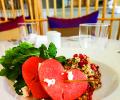 V-Day recipe: Grilled watermelon hearts salad