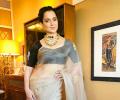 One sari a day! Kangana channels her inner Manikarnika