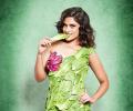 Richa's lettuce dress has a secret message