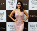 Sunny, Lara, Sonali Kulkarni glam up LFW