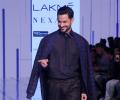 Kunal does a smooth moonwalk on the runway