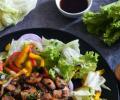 Recipe: Tossed Salad with Stir-Fried Mushrooms