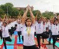 Yoga At The Gateway Of India