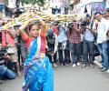 Lady Govindas Celebrate Dahi Handi