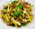 Recipe: Sarab's Penne With Jalapenos, Mushrooms And Sundried Tomatoes.