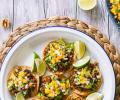 Walnut Topped Tostadas With Mango Salsa: 25-Min Recipe