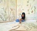 The Girl Who Hand-Painted Alia's Cannes Outfit