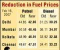 Petrol price change since UPA formed govt