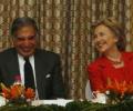 Hillary meets India Inc's top leaders