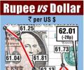 Rupee falls ahead of RBI rate move, Fed taper call