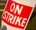 PSU banks' staff go on strike; operations hit