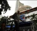 Sensex falls 91 pts to 1-mth low