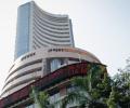 Markets surge ahead of RBI policy; Sensex up 468 points