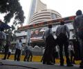 Sensex ends below 28,000; IT stocks drag Nifty