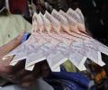 Rupee gains strength after 2-day fall, up 4 paise