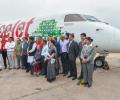 Spicejet flies into history books with India's first biojet-fuel run flight