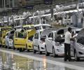 Carmakers clock high growth on low base