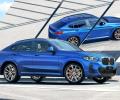 BMW X4 lords over other cars on the road