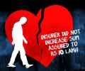 'Insurer did not increase sum assured to Rs 10 lakh'