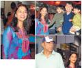 Photo: Madhuri arrives in Mumbai
