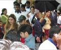 Kareena breakfasts in Hyderabad