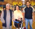 Spotted: Javed Akhtar and Shabana Azmi in Singapor
